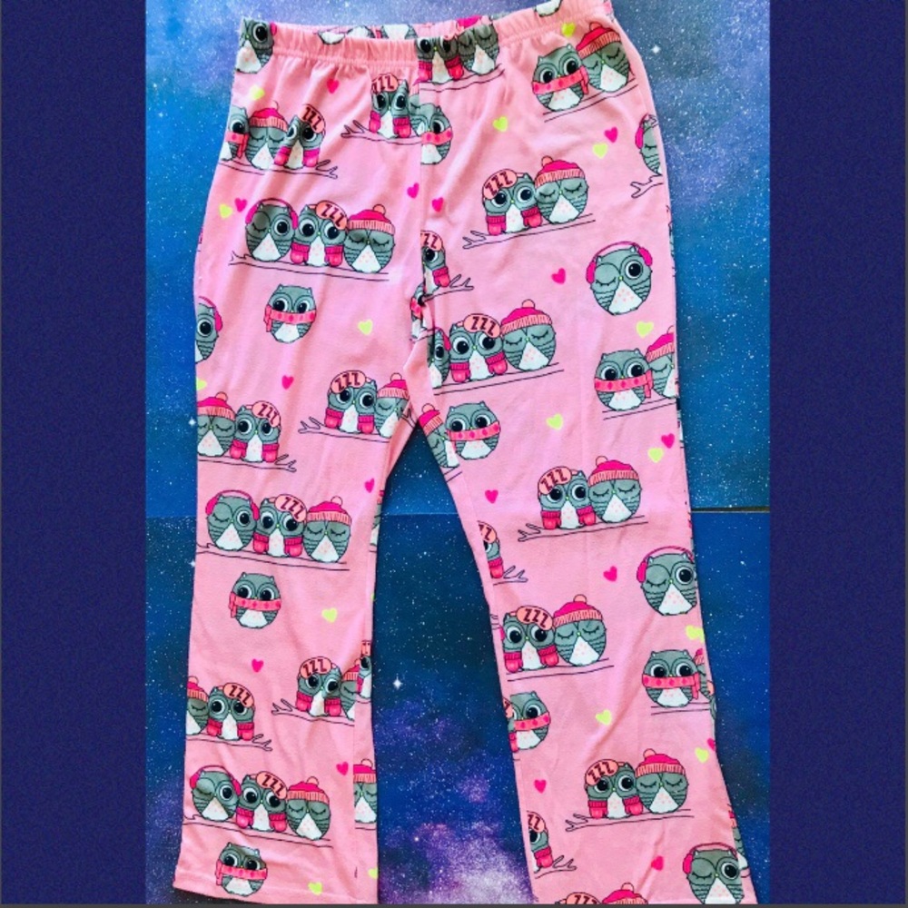 Justice Girls Size 14/16 Owl PJ Bottoms